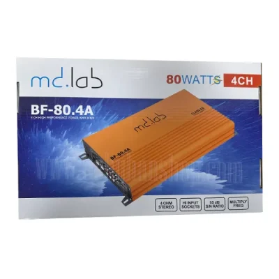 آمپلی فایر 4 کانال ام دی لب مدل mdlab BF-80.4A