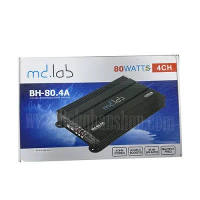 آمپلی فایر 4 کانال ام دی لب مدل mdlab BH-80.4A